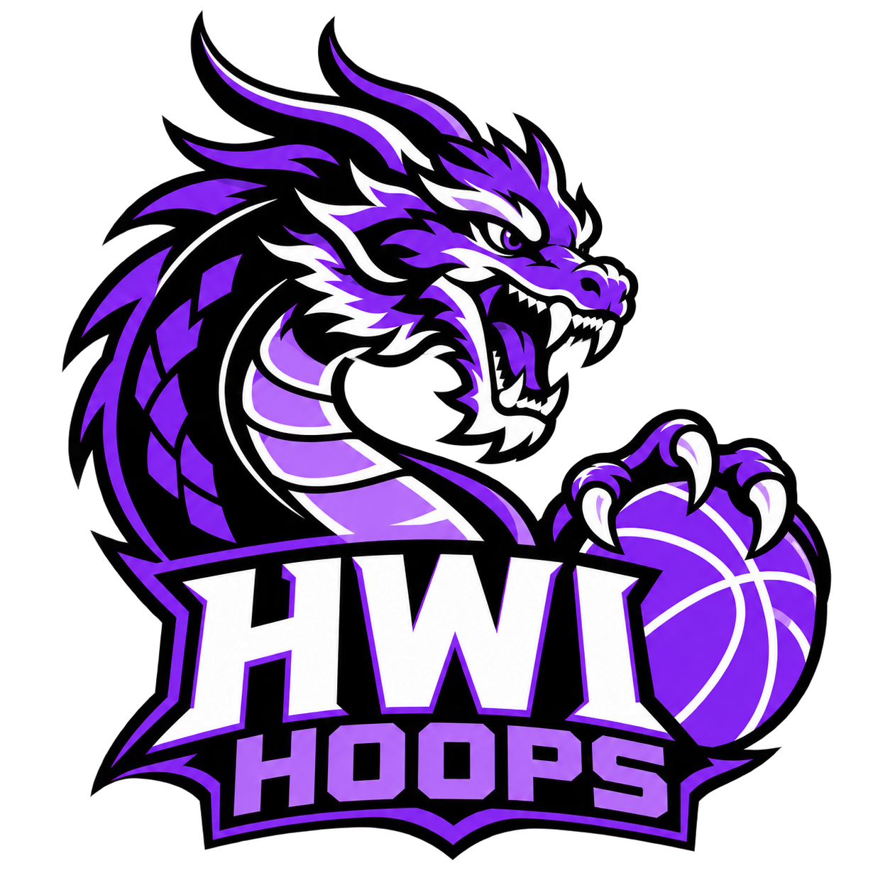HWI HOOPS 完整队徽